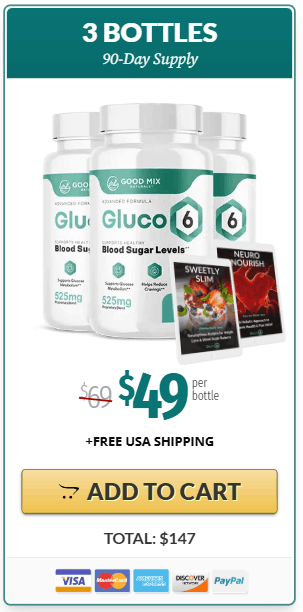 Gluco6 3 bottle