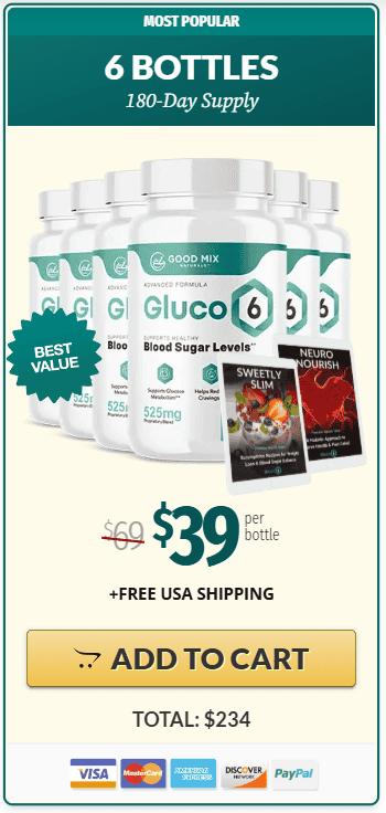 Gluco6  6 bottle